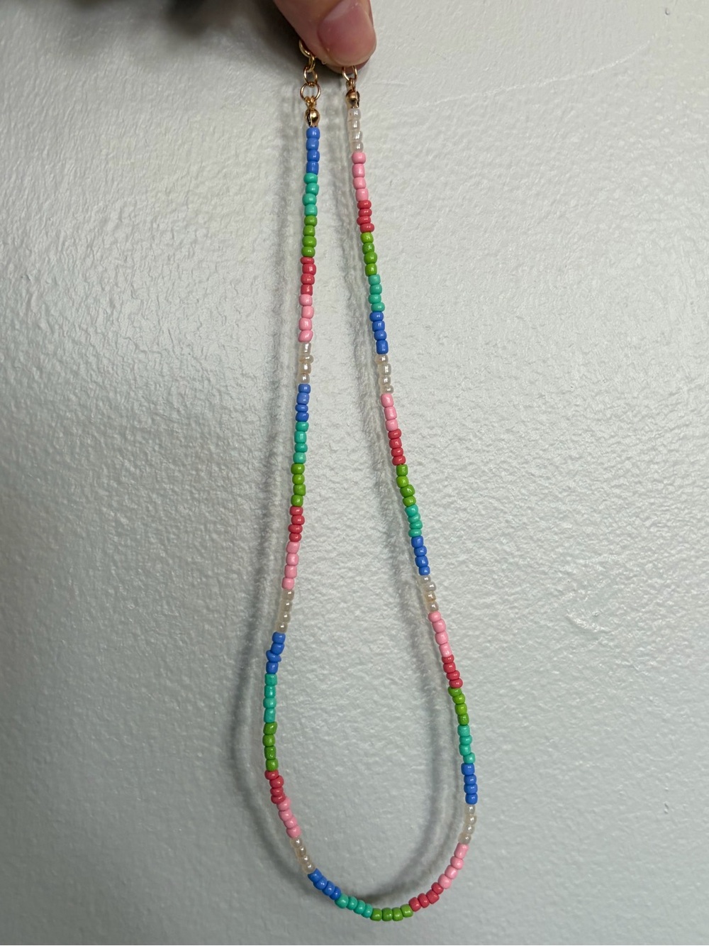 Handmade beaded necklace